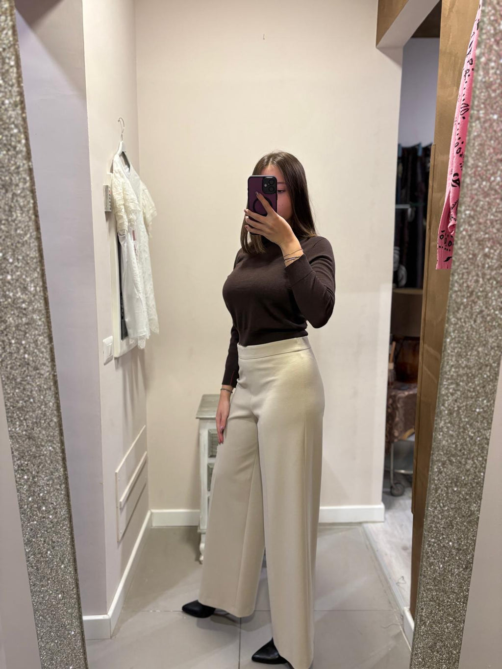 Maglia crop aderente