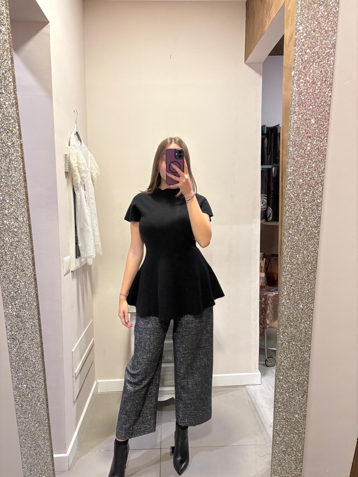 Maglia con fondo svasato