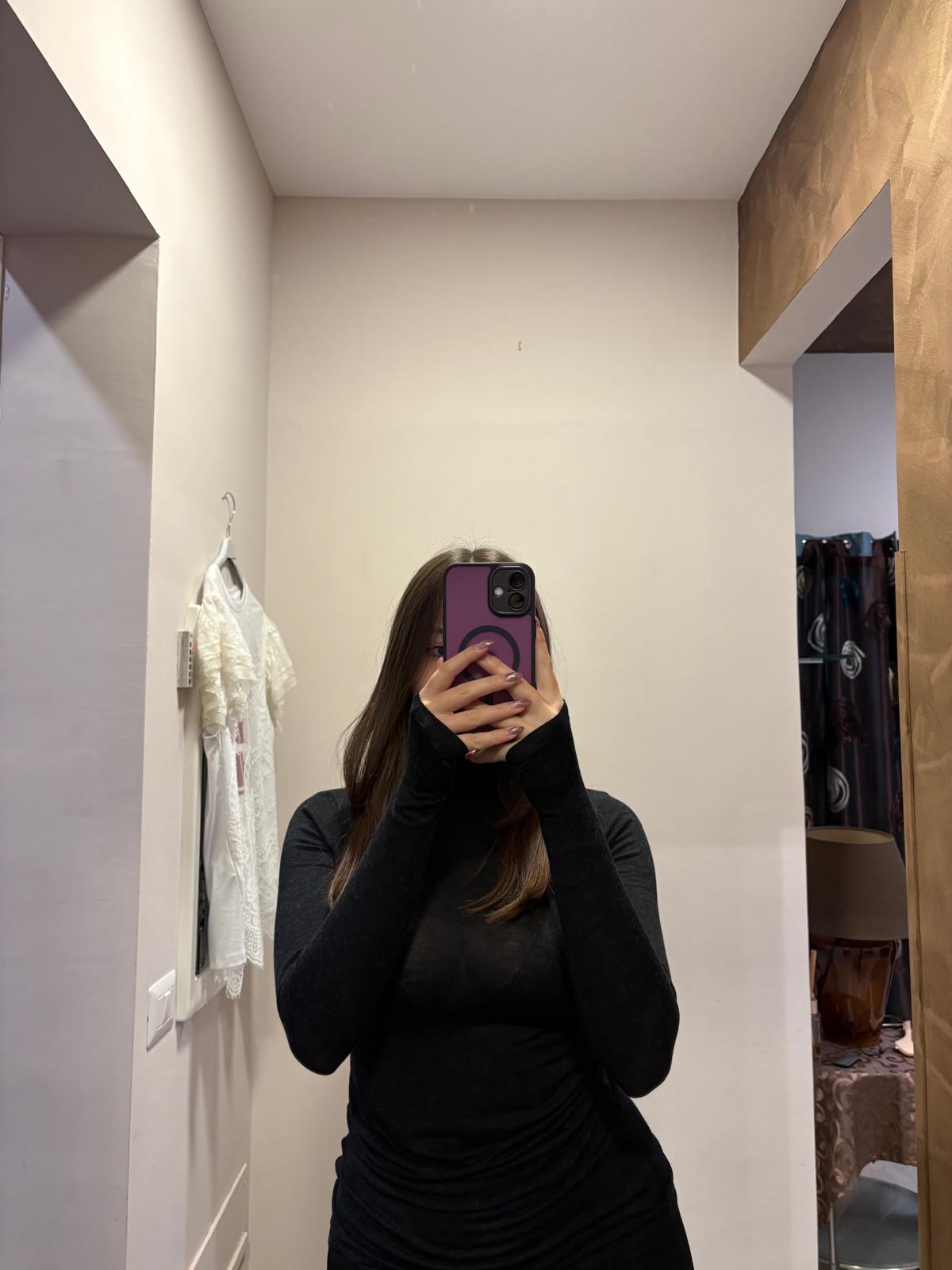 Maglia con collo alto