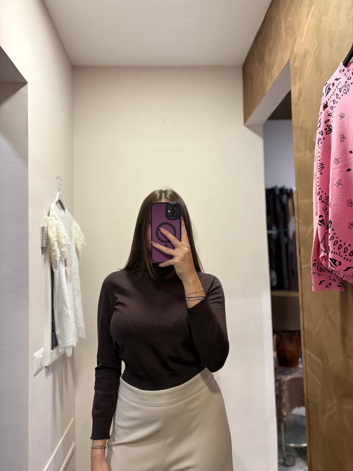 Maglia crop aderente