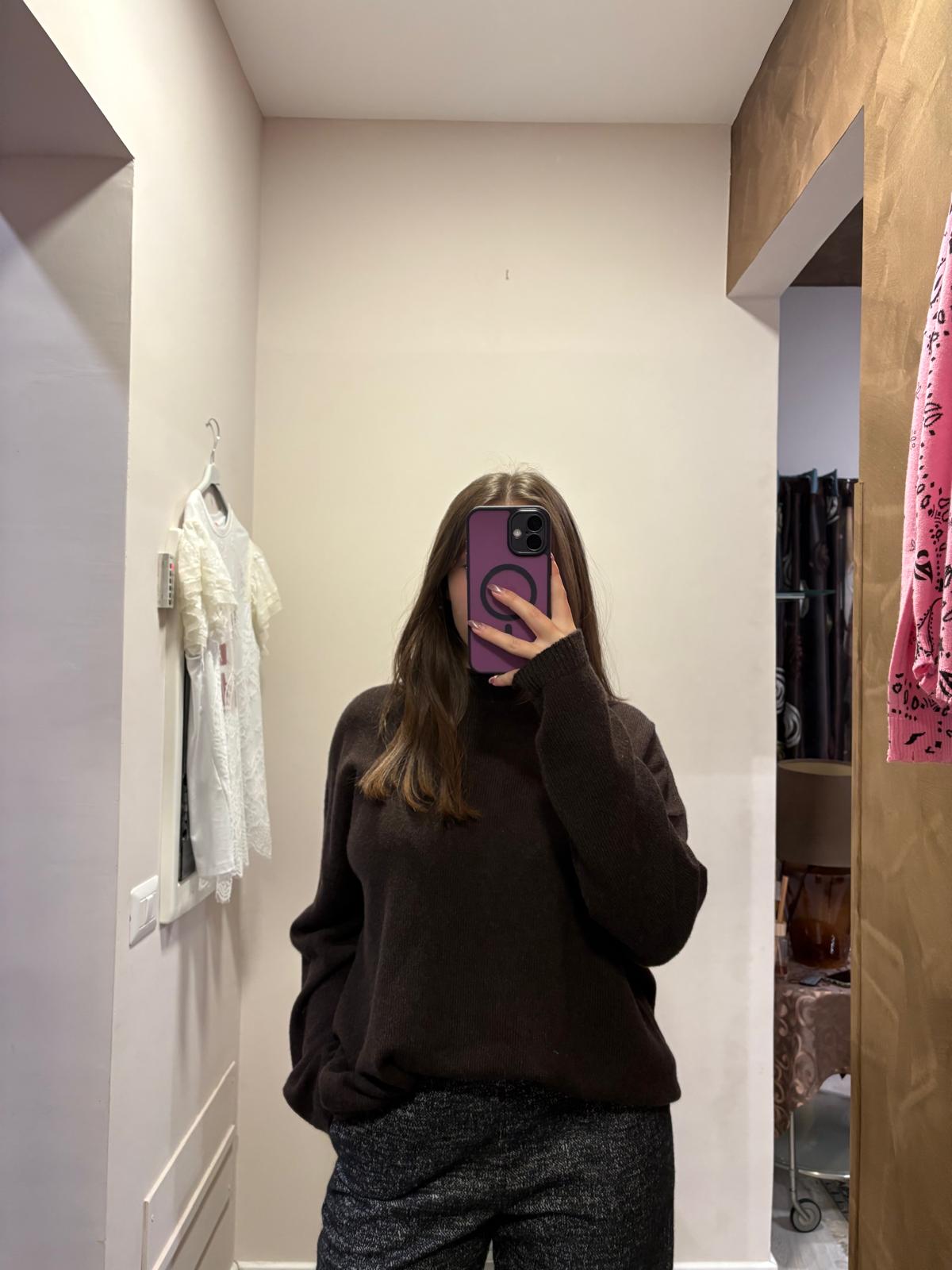 Maglione scollo a barchetta