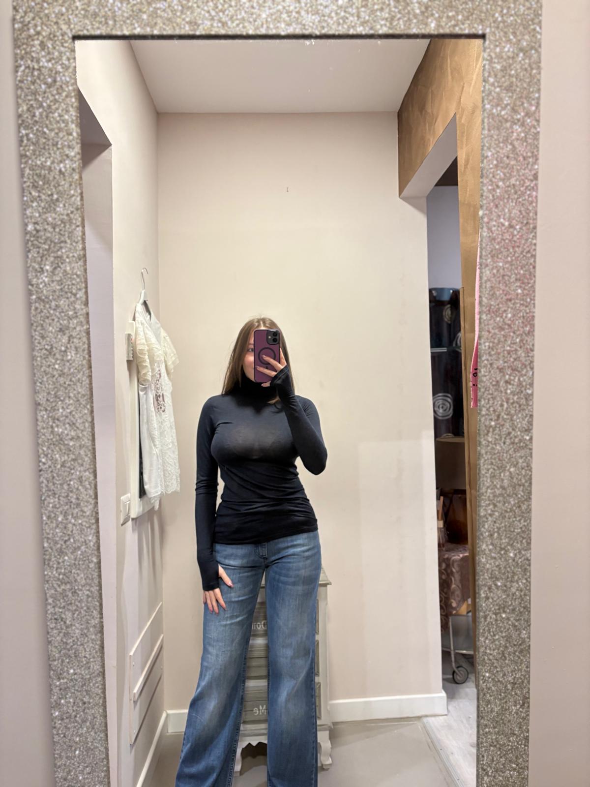 Maglia con collo alto