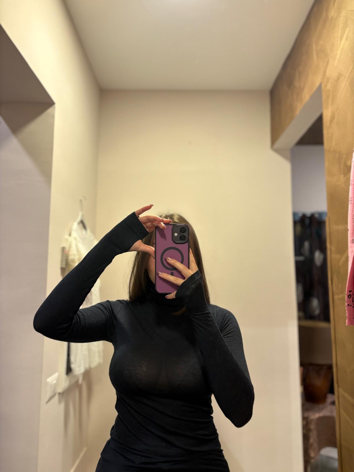 Maglia con collo alto