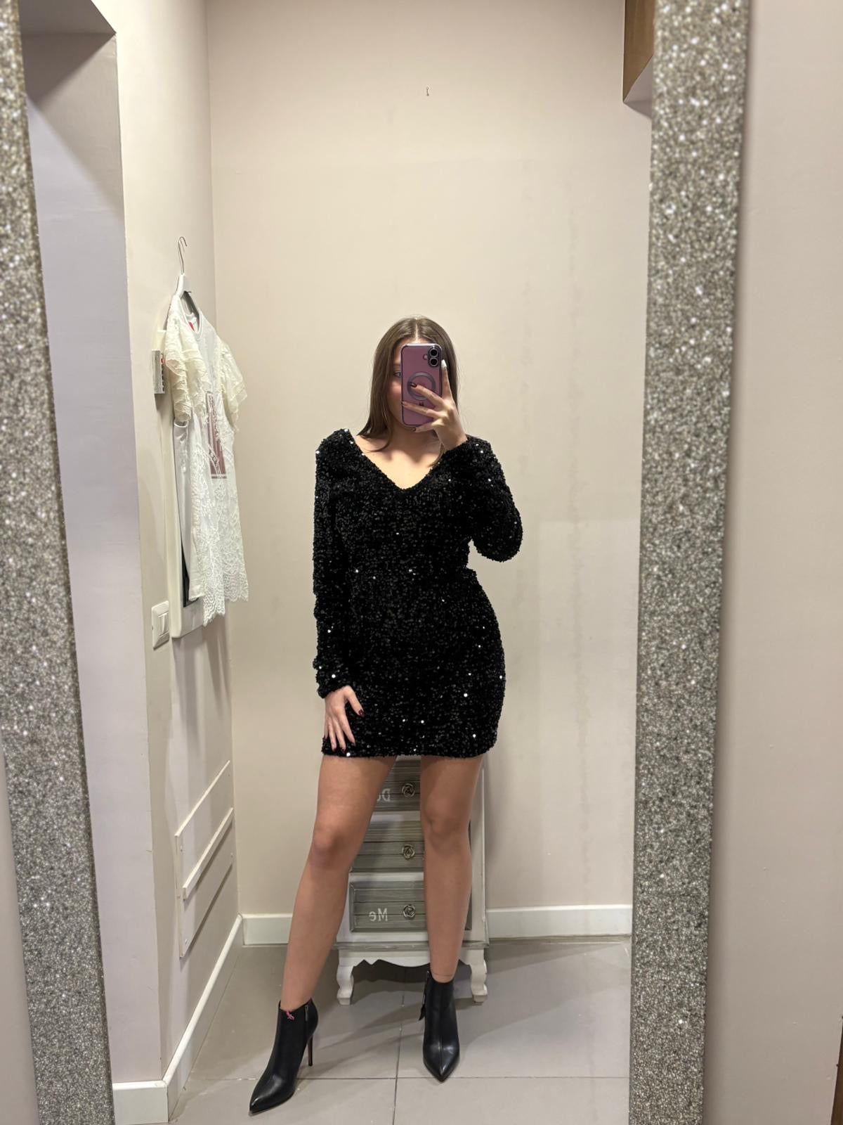 Abito con paillettes